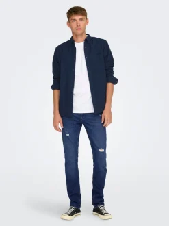 ONSLOOM Taille moyenne Slim Fit Jeans