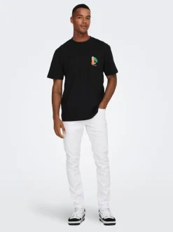 ONSLOOM Taille moyenne Slim Fit Jeans