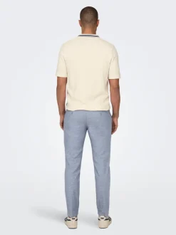 ONSMARK Tapered Fit Lin Pantalon chino