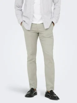 ONSMARK Tapered Fit Lin Pantalon chino