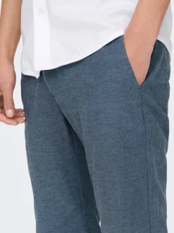 ONSMARK Tapered Fit Lin Pantalon chino
