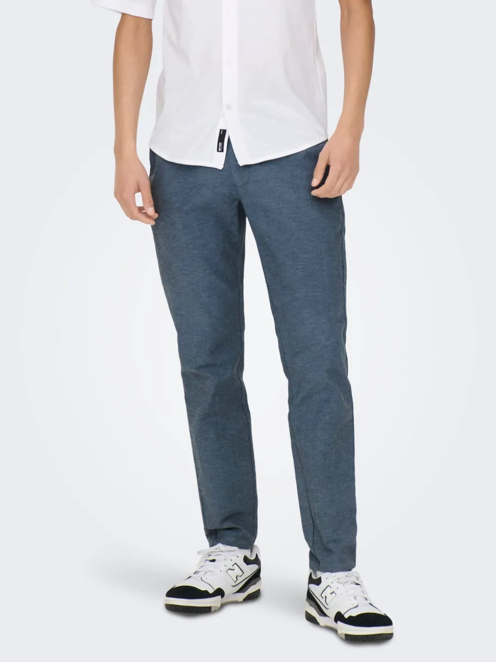 ONSMARK Tapered Fit Lin Pantalon chino