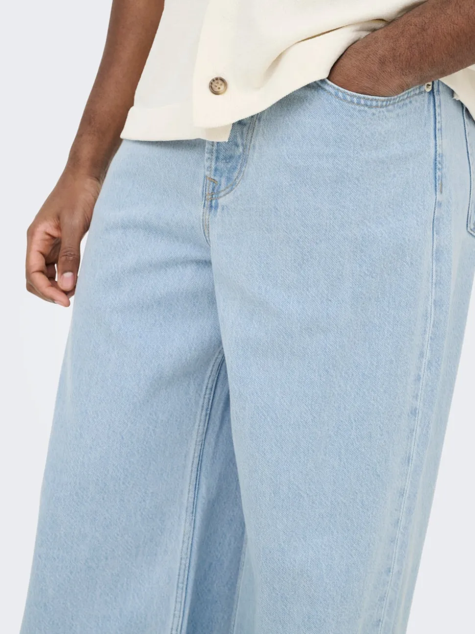 ONSREMI Taille moyenne Wide Leg Fit Jeans