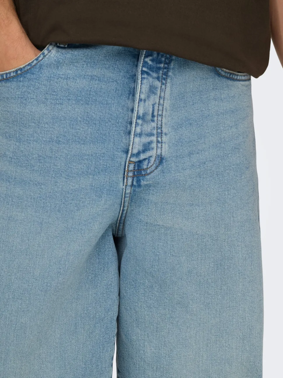 ONSREMI Taille moyenne Wide Leg Fit Stretch Jeans