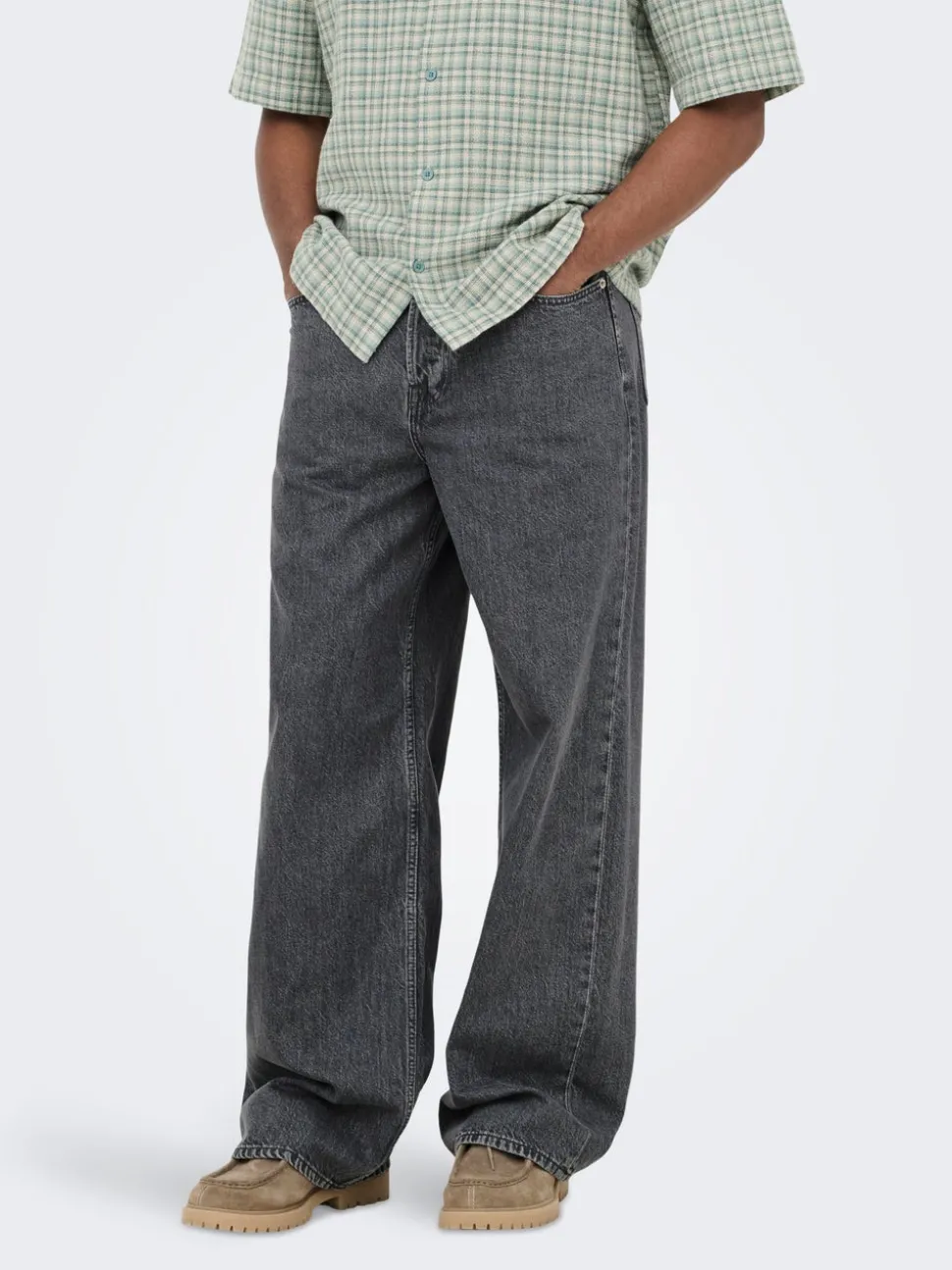ONSREMI Taille moyenne Wide Leg Fit Jeans