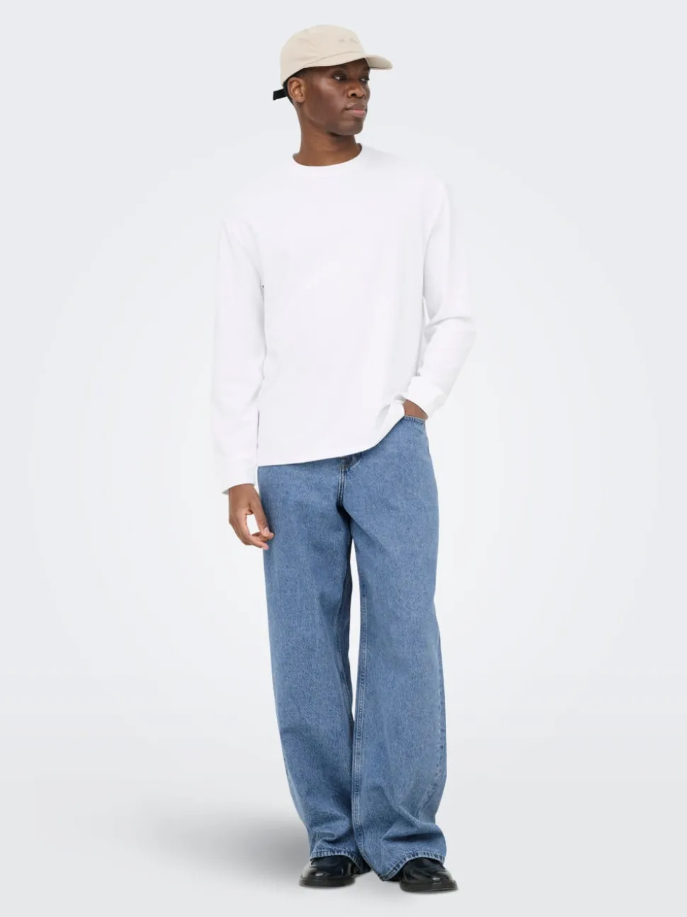 ONSREMI Taille moyenne Wide Leg Fit Jeans