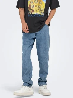 ONSTYE Taille haute Tapered Fit Jeans