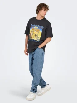ONSTYE Taille haute Tapered Fit Jeans