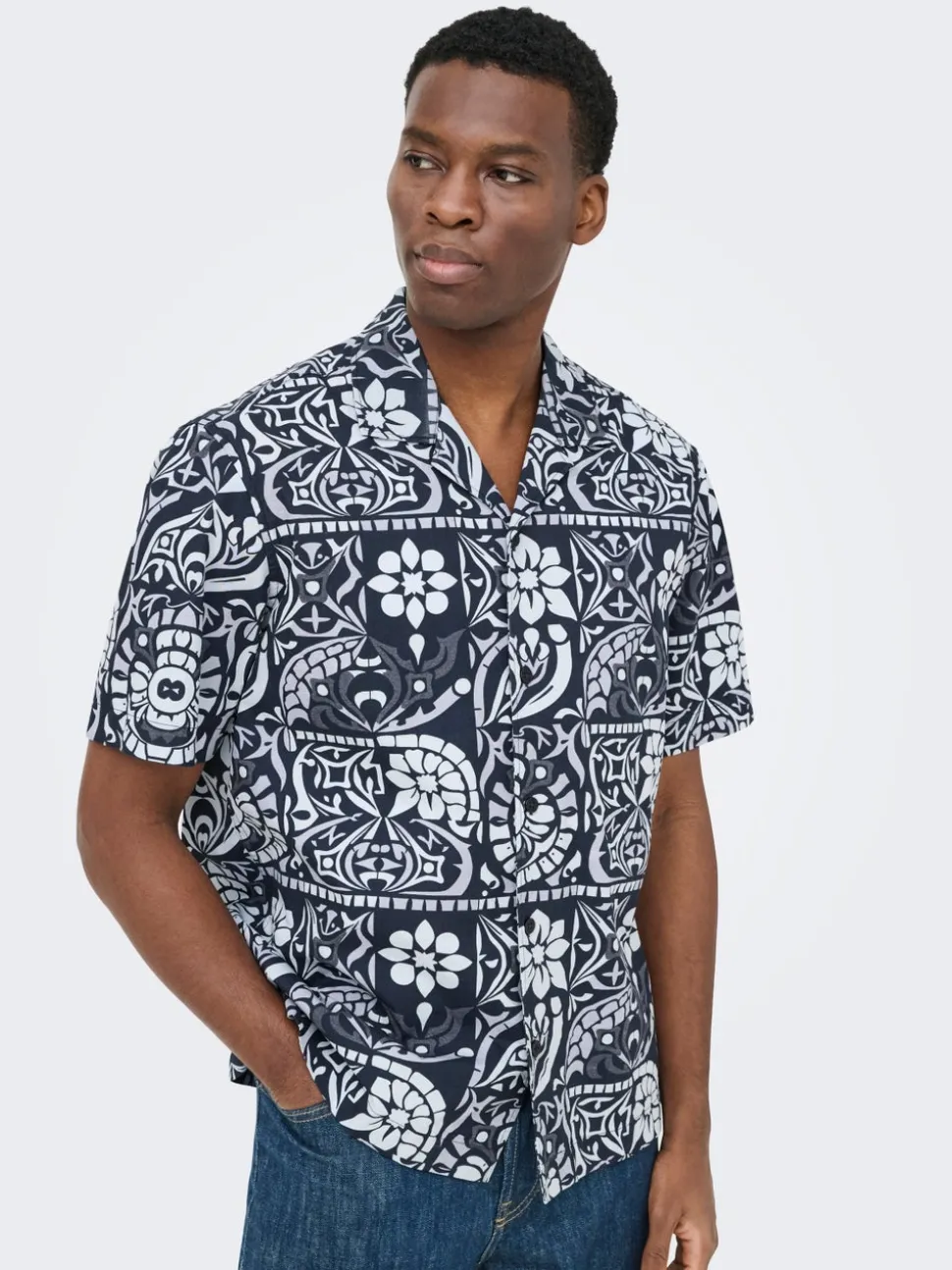 ONSWHITE Chemise de vacances