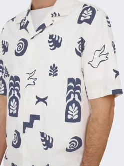 ONSWHITE Chemise de vacances