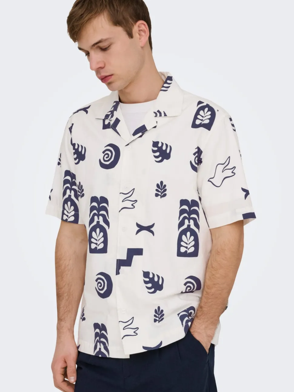 ONSWHITE Chemise de vacances