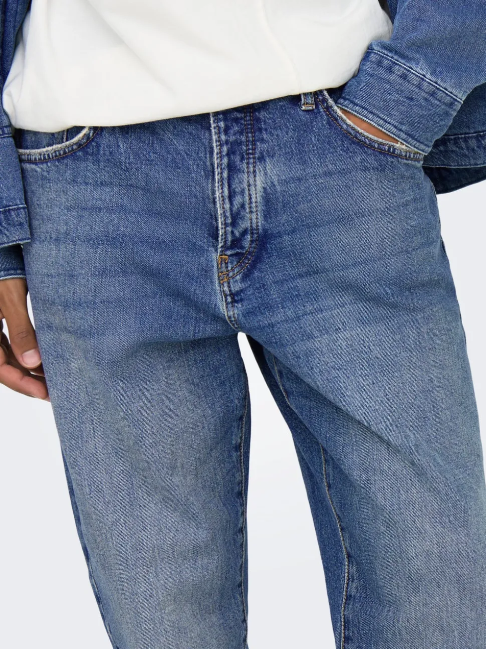 ONSYOKE Taille moyenne Cropped Fit Jeans