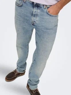 ONSYOKE Taille moyenne Tapered Fit Jeans