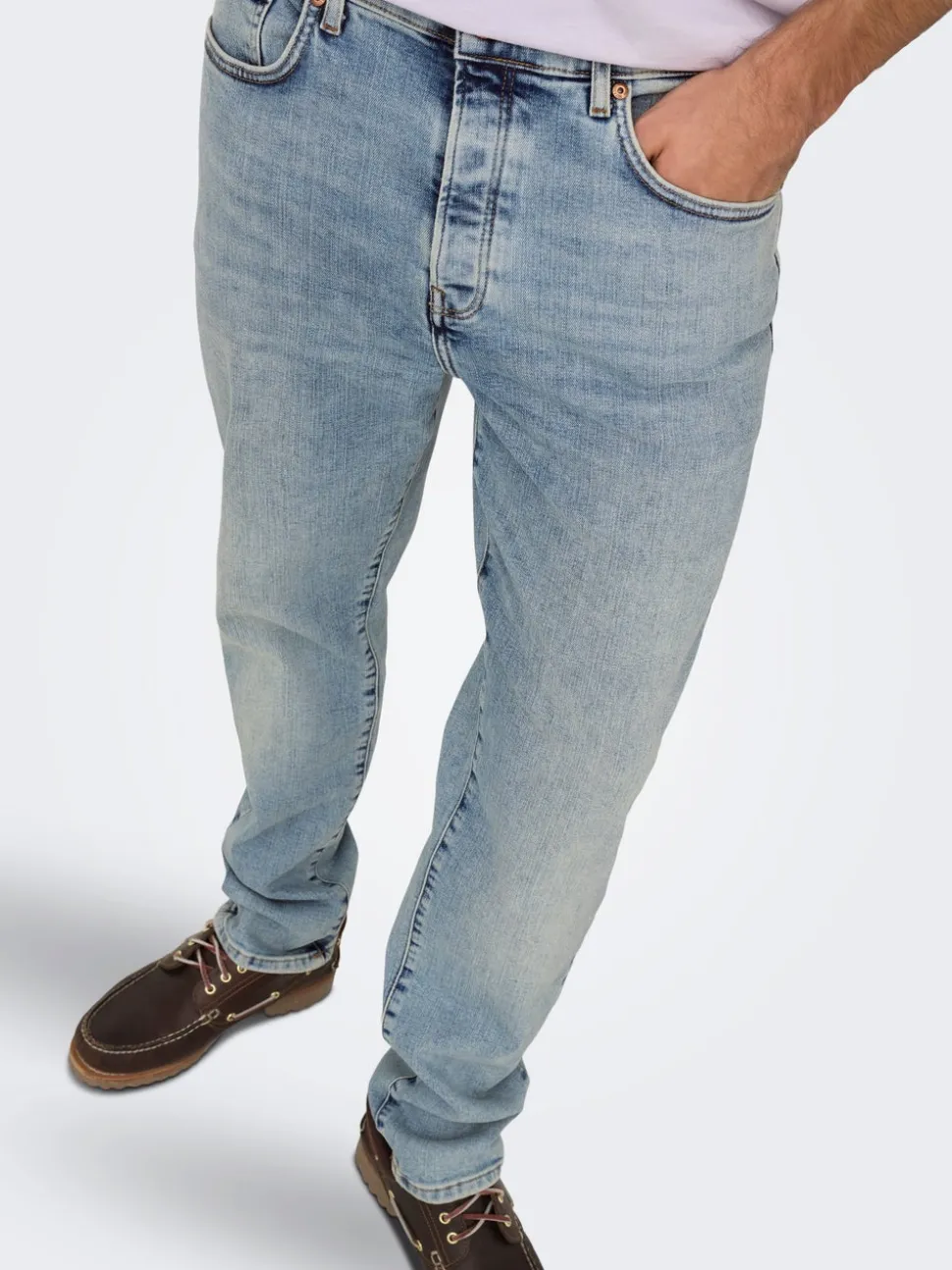 ONSYOKE Taille moyenne Tapered Fit Jeans