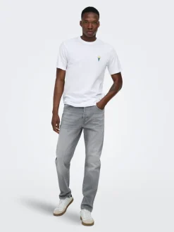 ONSYOKE Taille moyenne Tapered Fit Stretch Jeans