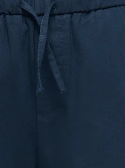 OSJLINUS Tapered Fit Lin Pantalon