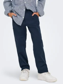 OSJLINUS Tapered Fit Lin Pantalon