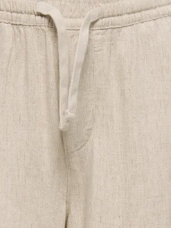 OSJSINUS Loose Fit Lin Pantalon
