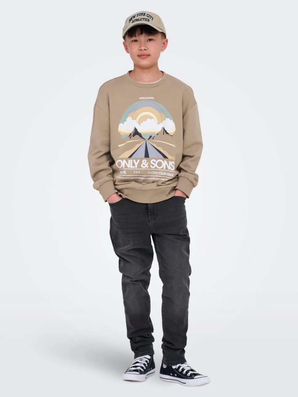 OSJYOKE Taille moyenne Tapered Fit Jeans