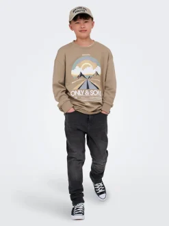 OSJYOKE Taille moyenne Tapered Fit Jeans